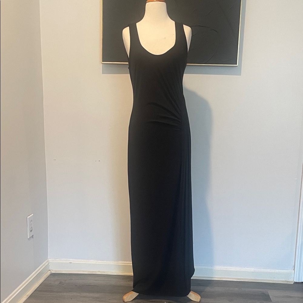 Ann Taylor Black Sleeveless Maxi Dress